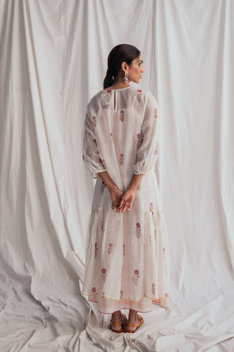 Kulfi Peasent Dress chanderi by JodiLife for women Worldwide