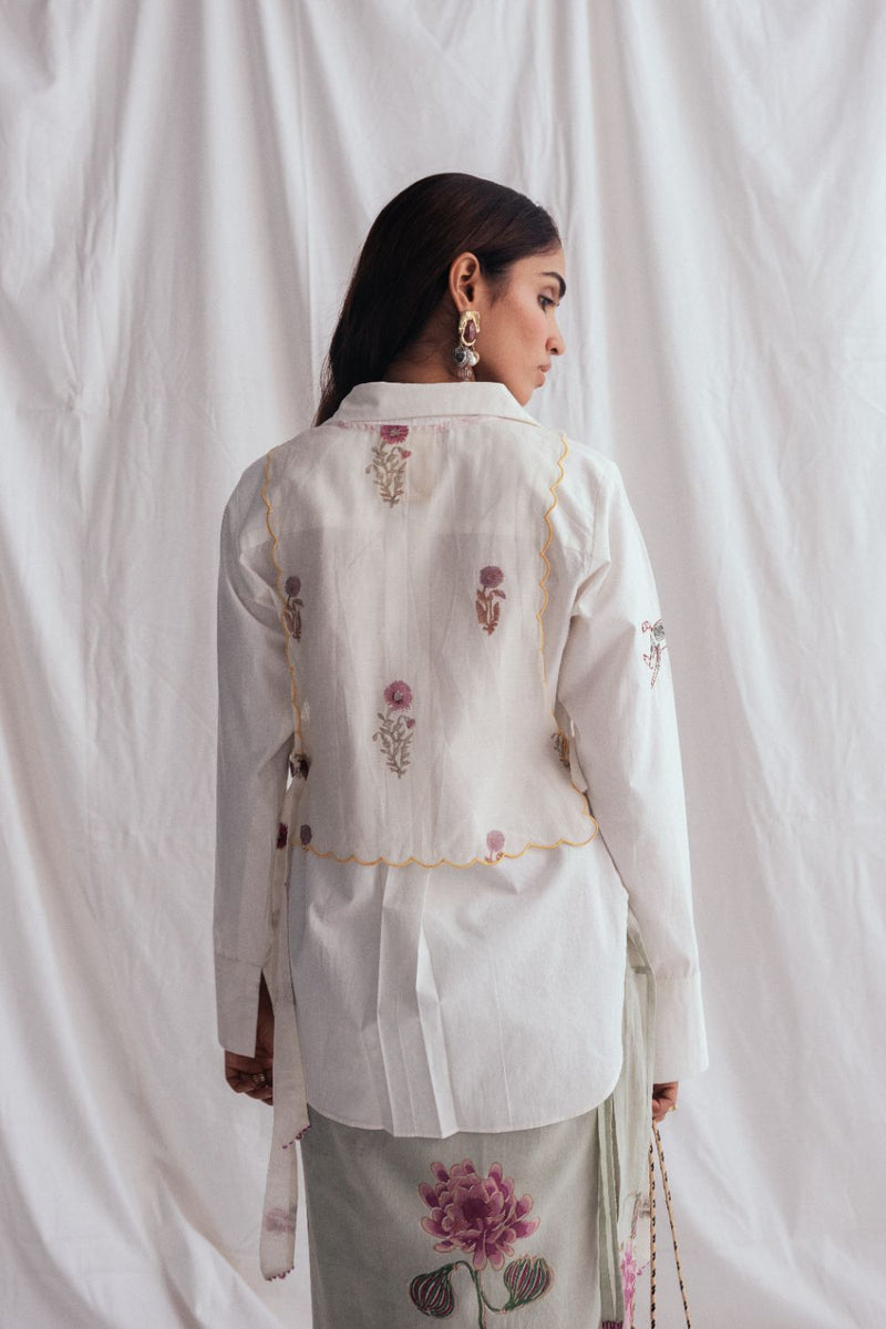 Kulfi Bib chanderi by JodiLife for women Worldwide