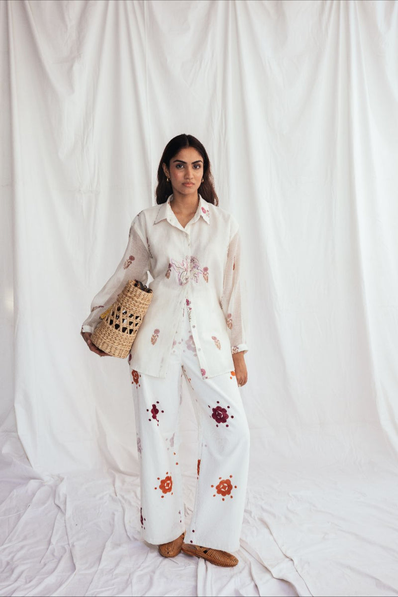 Kulfi Shirt chanderi by JodiLife for women Worldwide