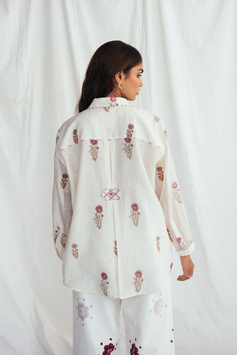 Kulfi Shirt chanderi by JodiLife for women Worldwide