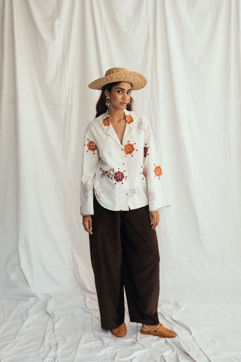 Thandai Shirt cotton by JodiLife for women Worldwide