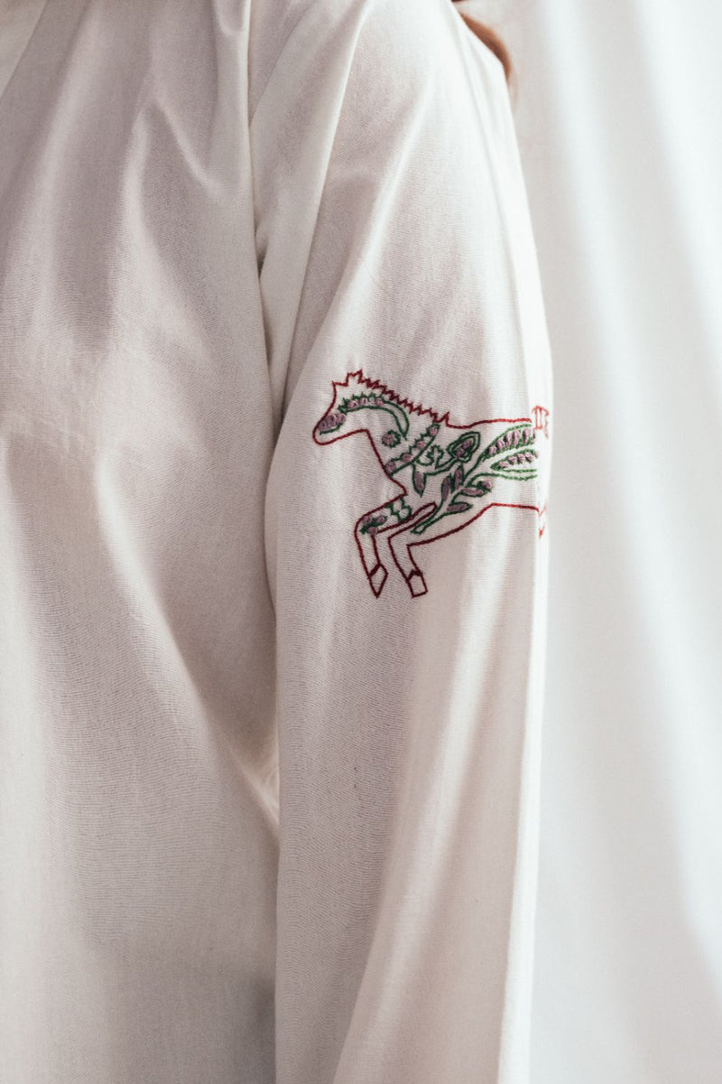Thandai Solid Shirt poplin by JodiLife for women Worldwide