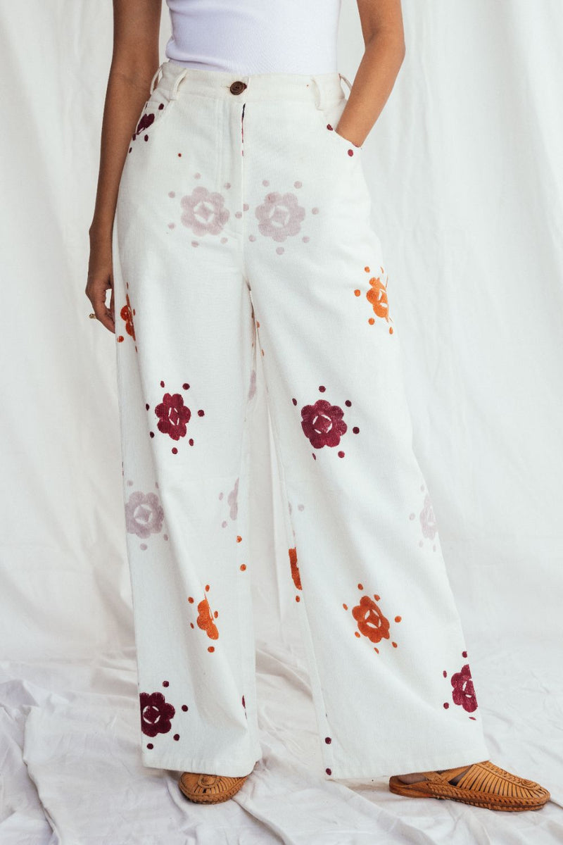 Thandai Corduroy Trousers corduroy by JodiLife for women Worldwide