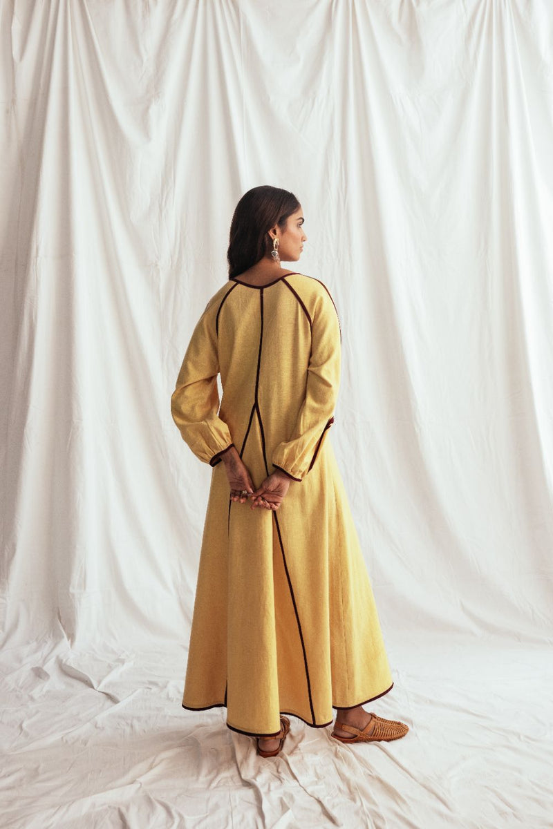Aamras Handloom Peasent Dress cotton by JodiLife for women Worldwide