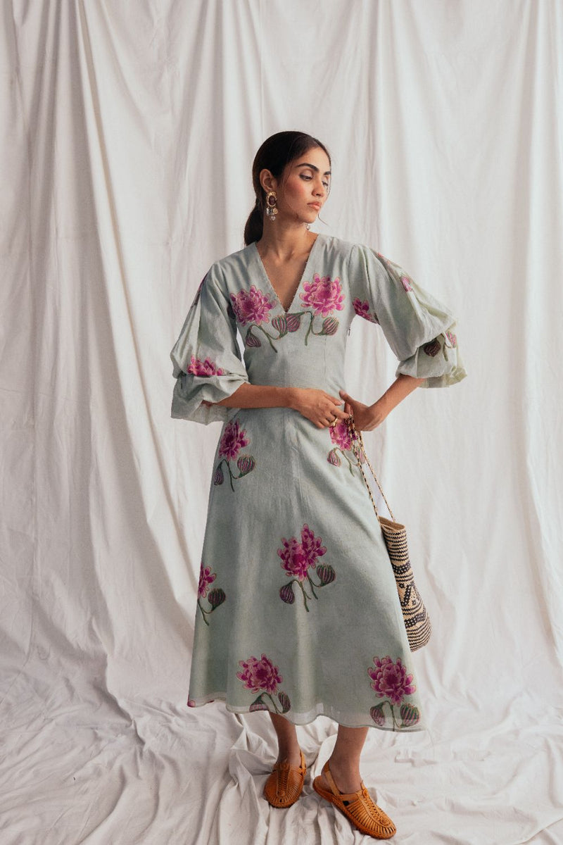Gulkand Dress cotton by JodiLife for women Worldwide