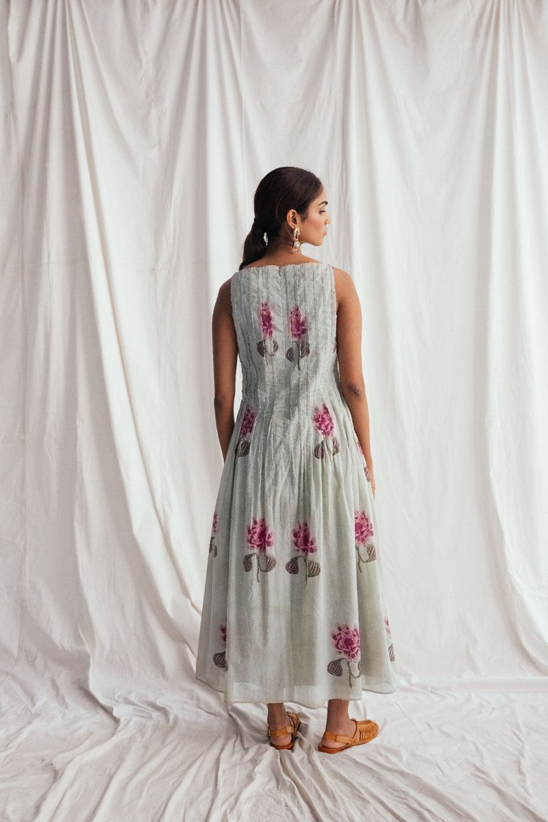 Gulkand Day Dress cotton by JodiLife for women Worldwide