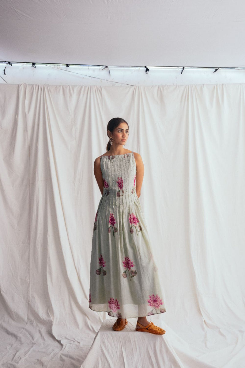 Gulkand Day Dress cotton by JodiLife for women Worldwide