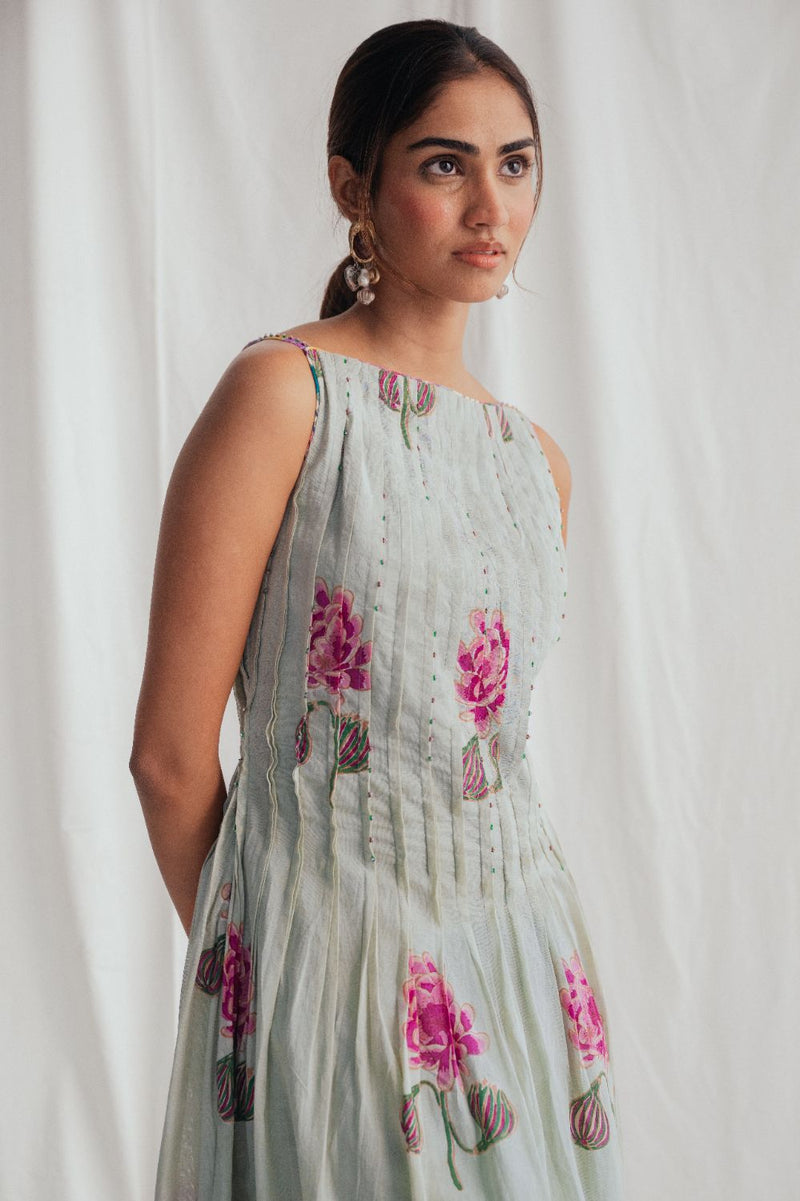 Gulkand Day Dress cotton by JodiLife for women Worldwide