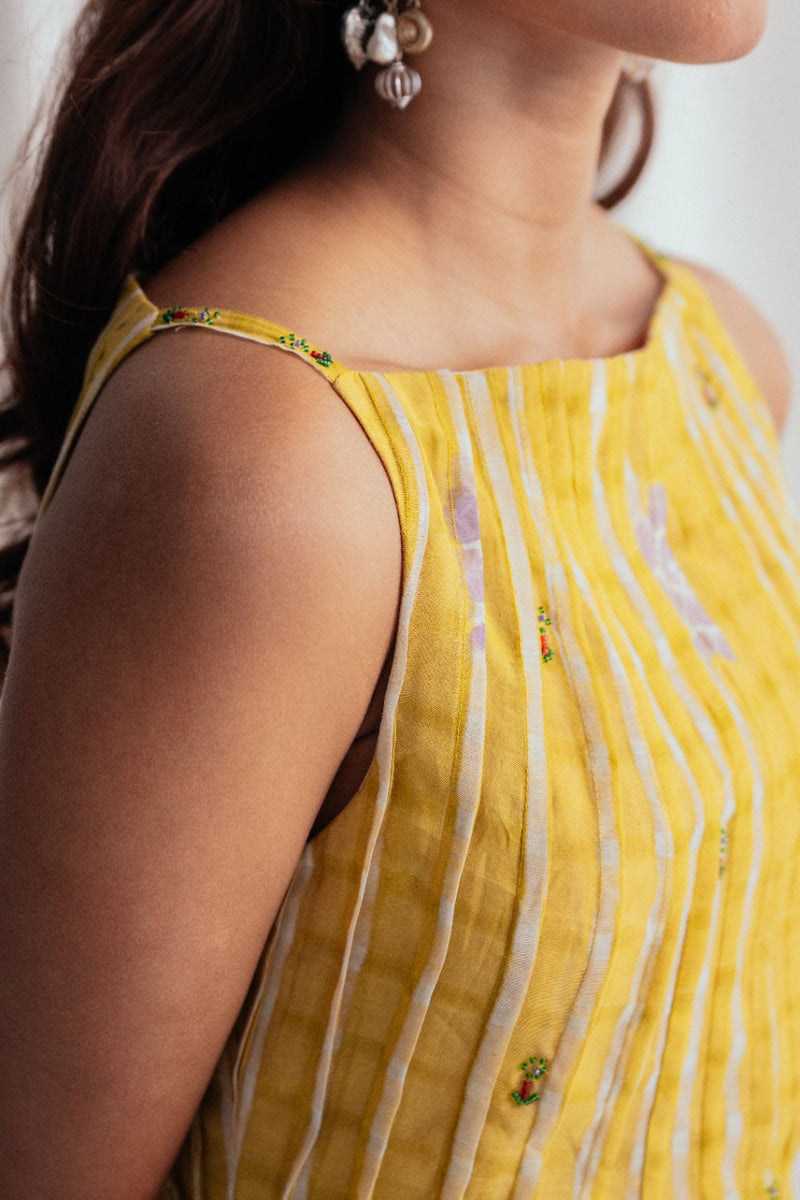 Dhoop Day Dress chanderi by JodiLife for women Worldwide
