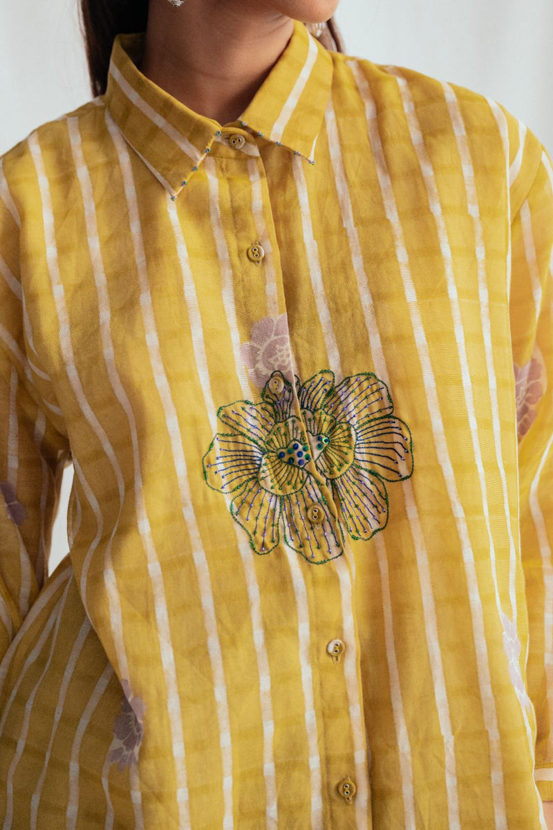 Dhoop Shirt chanderi by JodiLife for women Worldwide