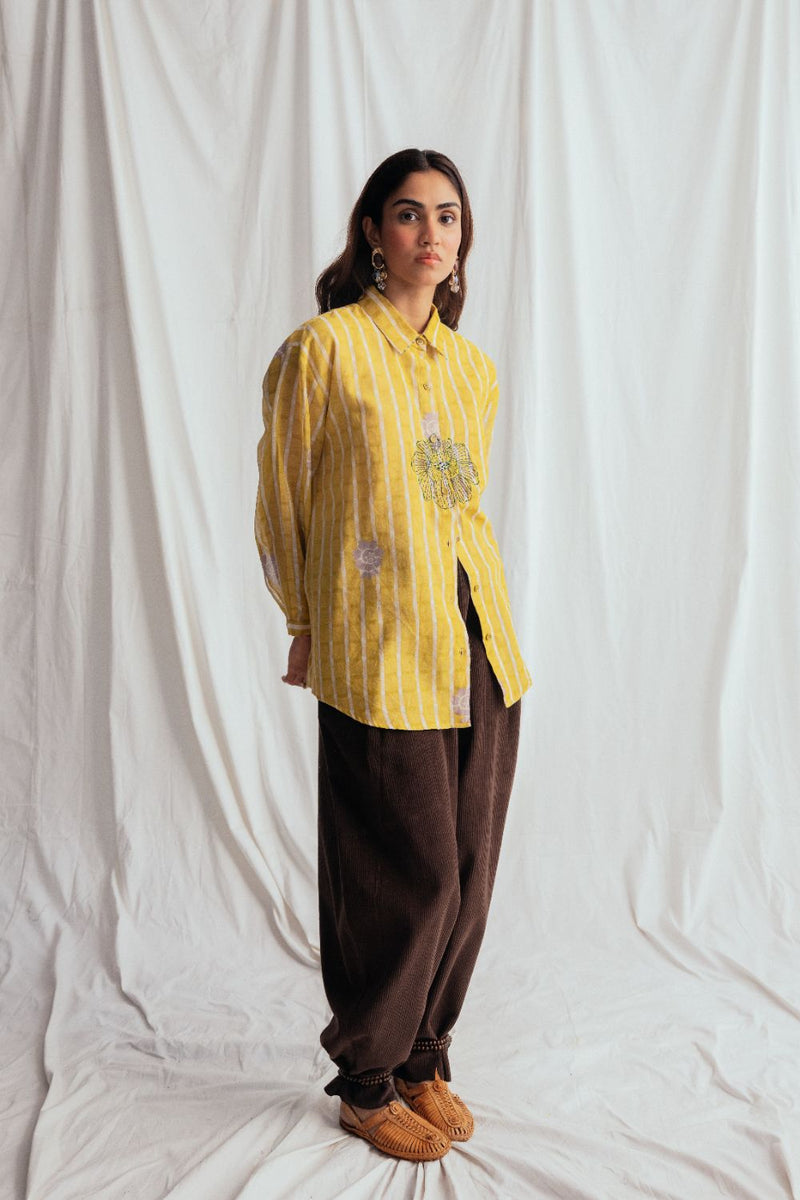 Dhoop Shirt chanderi by JodiLife for women Worldwide