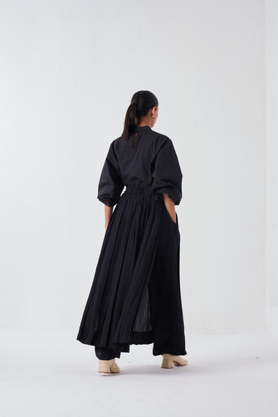 SKIRT PANT-BLACK (SS25-B15)