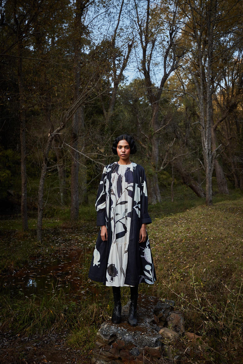 Wild Impression co-ord set cotton by Khara Kapas in multi for women Worldwide