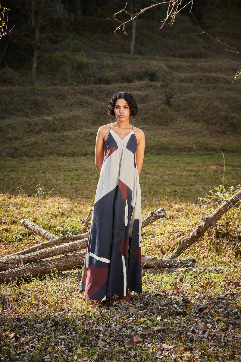 Wildberry dress cotton by Khara Kapas in multi for women Worldwide