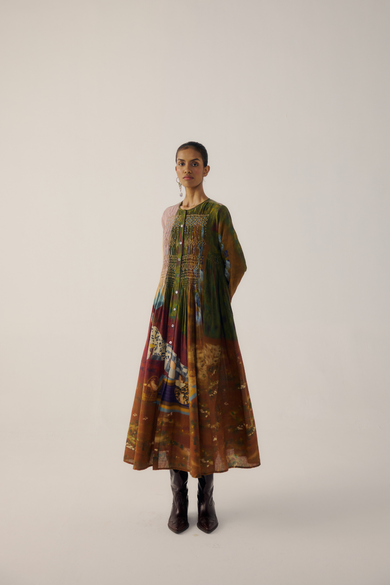 FRIDA DRESS-Lakeside cotton by CORD for women Worldwide