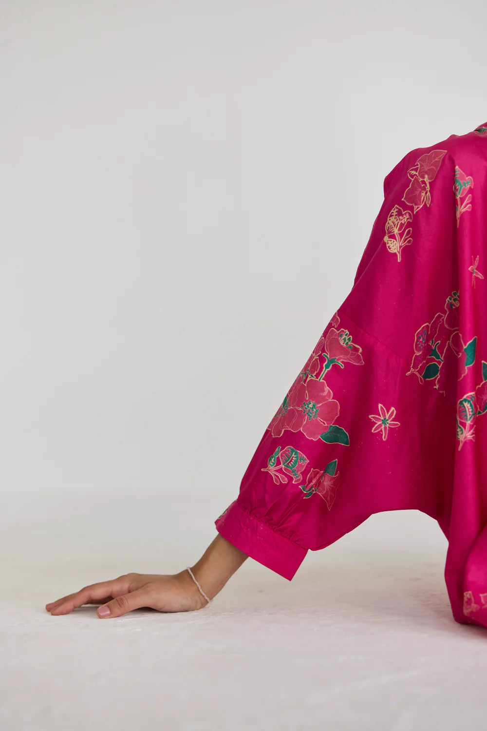 FUCHSIA BOUGAINVILLEA KURTA SET