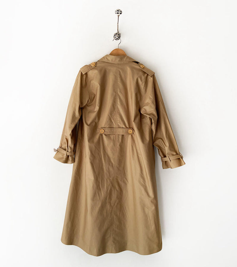Fawn Trench Coat Jackets & Overlays by Khara Kapas for women Worldwide