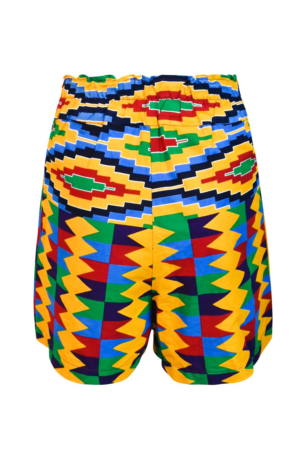 Firdawasi Shorts -Yellow Kente