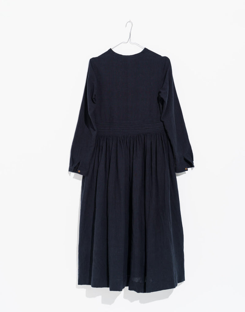Fit and flare midi dress - Black Dress by World of Crow in black color for women Worldwide
