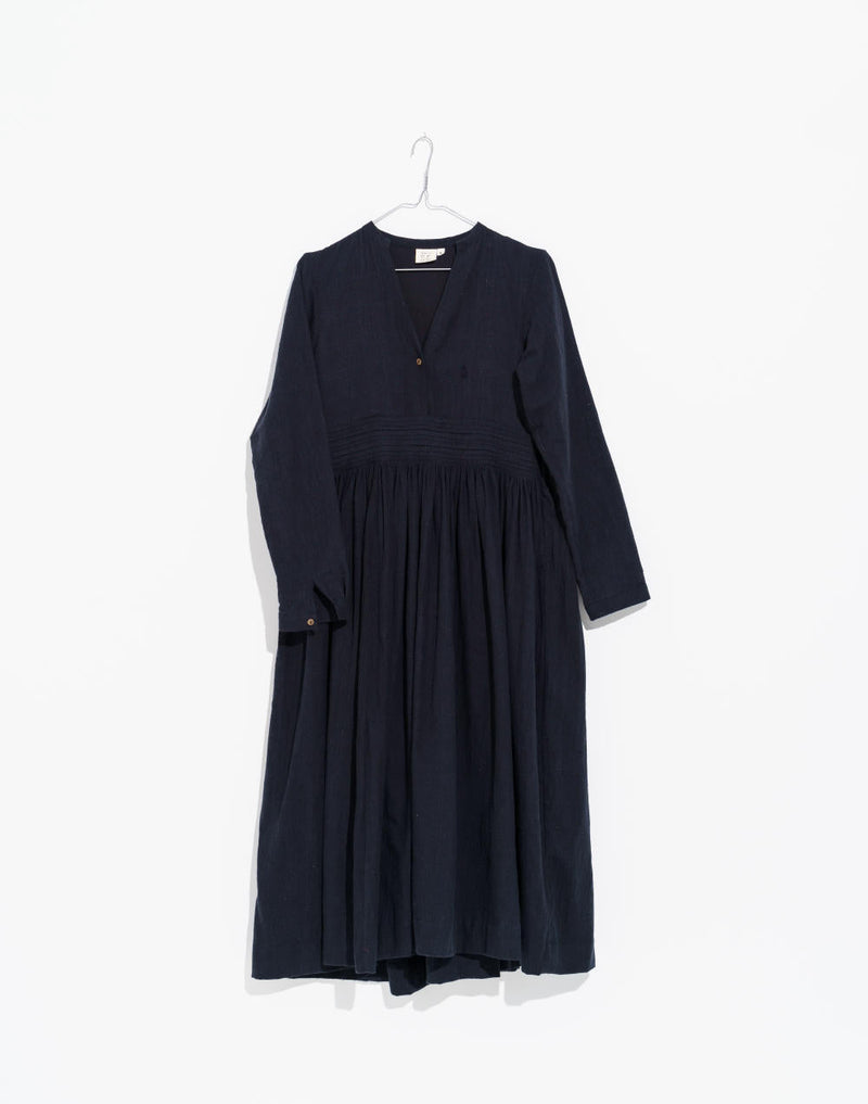 Fit and flare midi dress - Black Dress by World of Crow in black color for women Worldwide