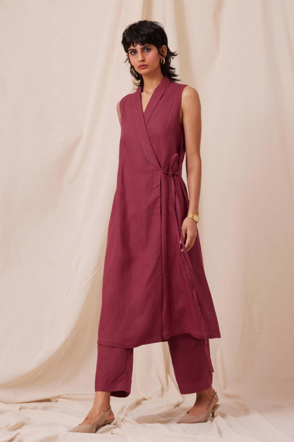 Flori Berry Linen Pants