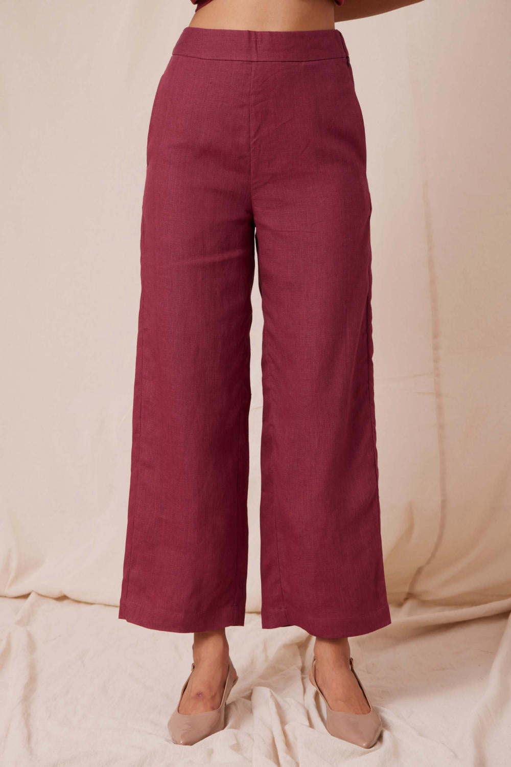 Flori Berry Linen Pants