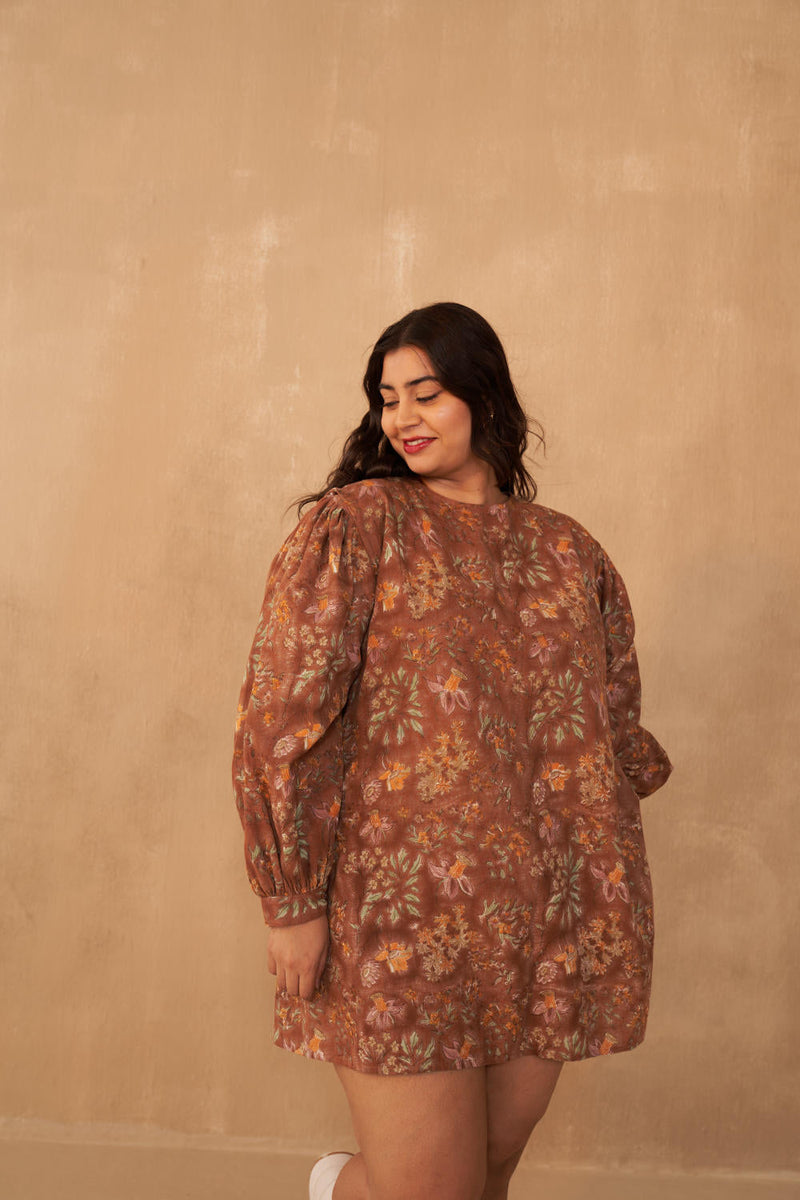 Flower Field Kala Cotton Dress cotton by SUI in multi color for women Worldwide