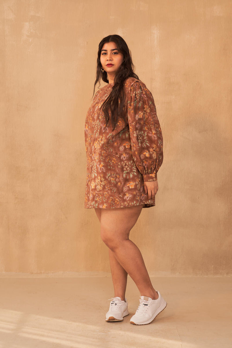 Flower Field Kala Cotton Dress cotton by SUI in multi color for women Worldwide