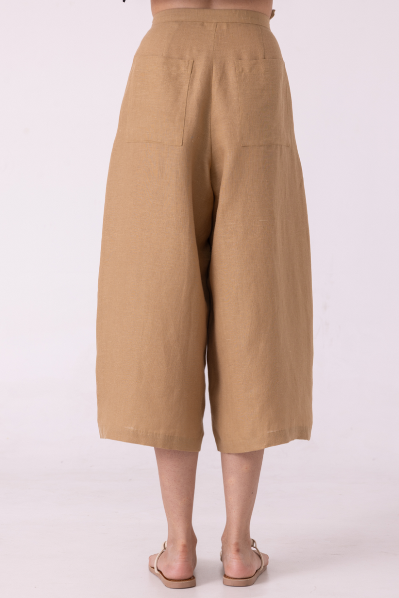 Frances Tan Linen Pants all linen by The Summer House for women Worldwide