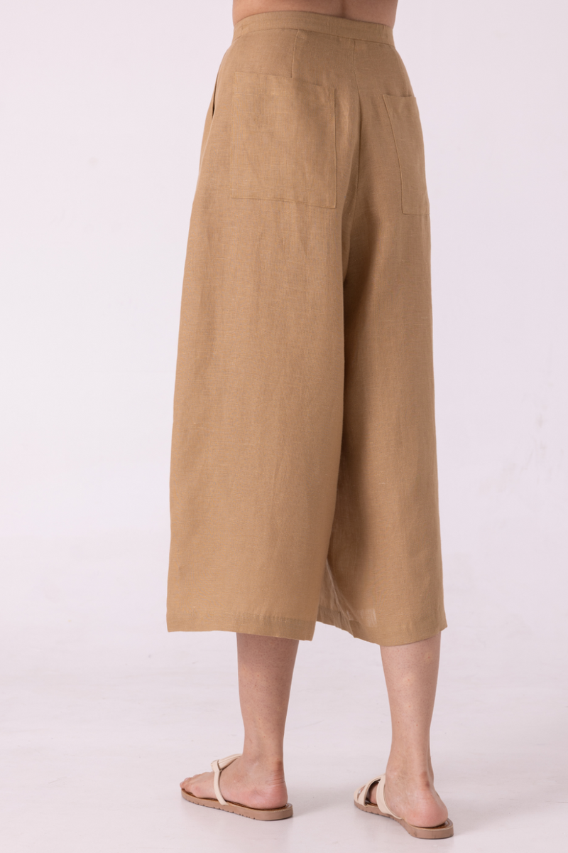 Frances Tan Linen Pants all linen by The Summer House for women Worldwide