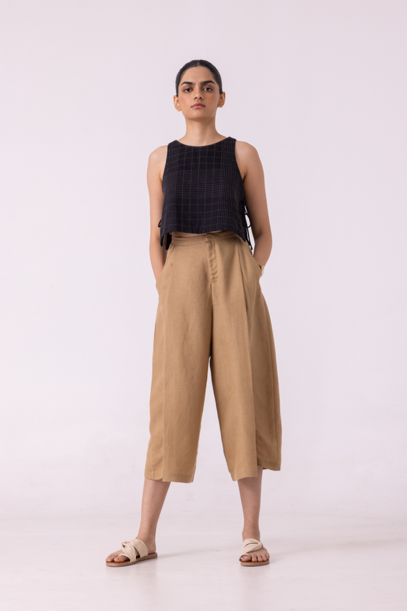 Frances Tan Linen Pants all linen by The Summer House for women Worldwide