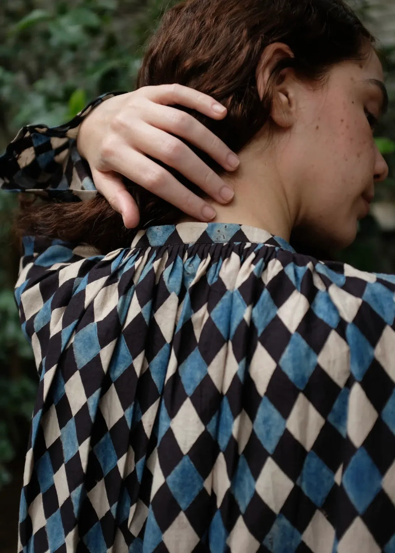 Freya Top silk by MASON AND MILL in multi color for women Worldwide