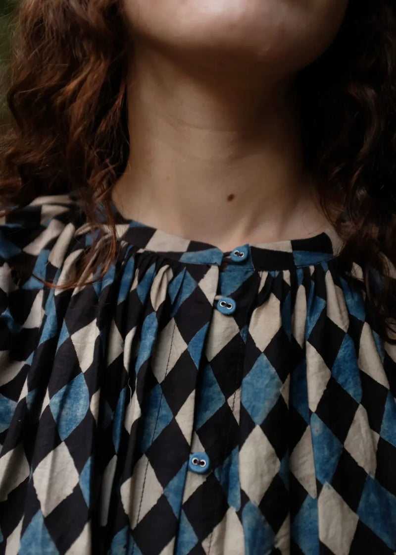 Freya Top silk by MASON AND MILL in multi color for women Worldwide