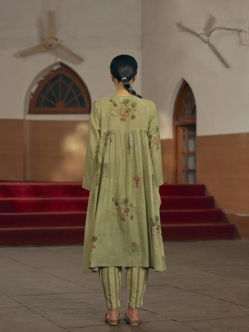 Frida Dress - Botanical Green by CORD for Worldwide