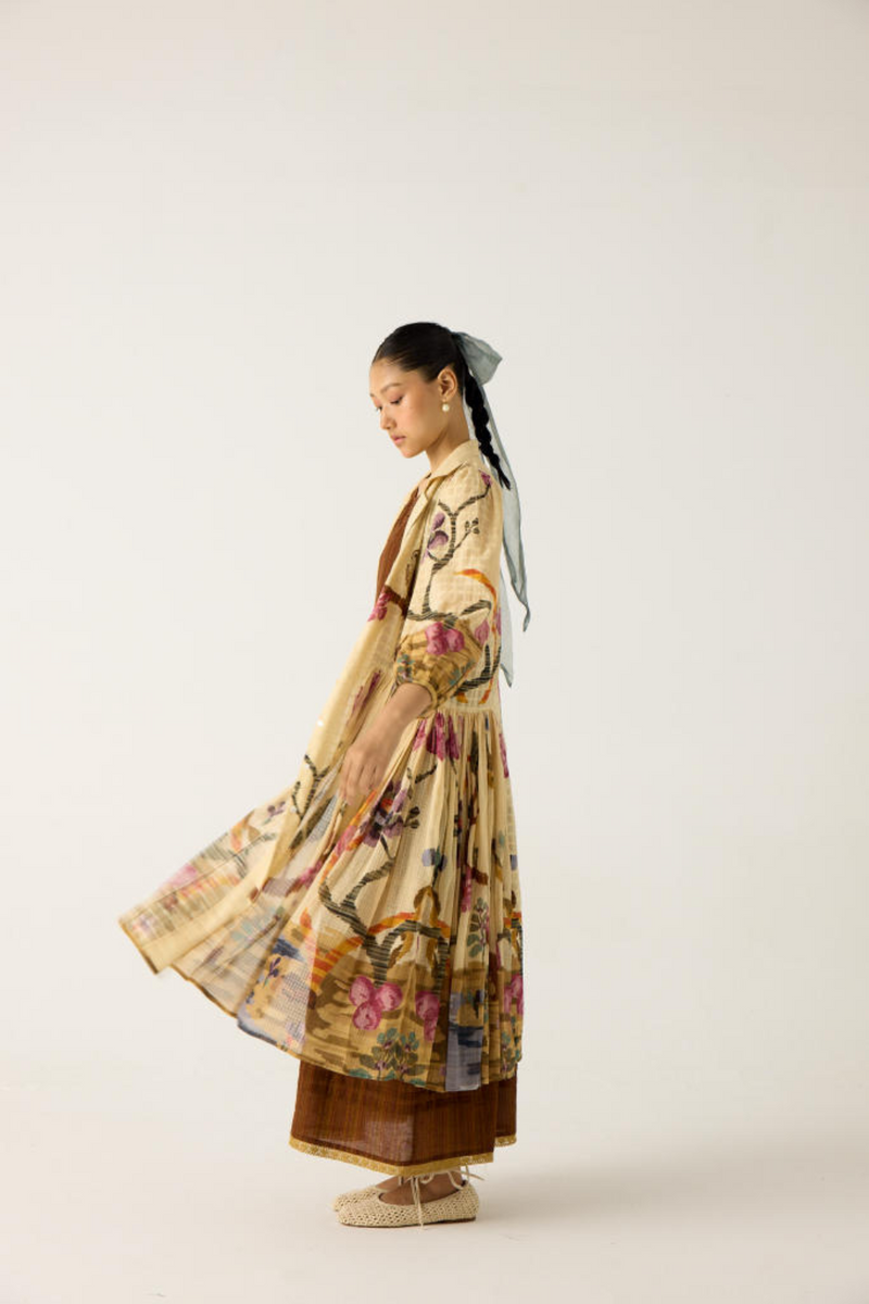 FRIDA DRESS- SAFARI cotton by CORD in multi for women Worldwide