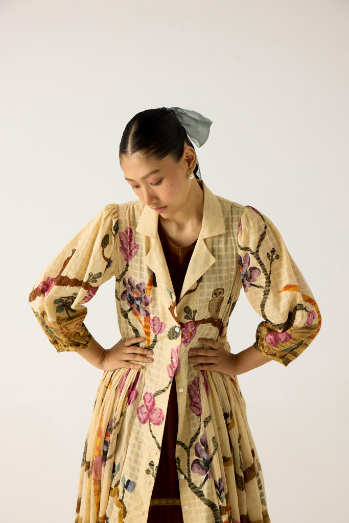FRIDA DRESS- SAFARI cotton by CORD in multi for women Worldwide