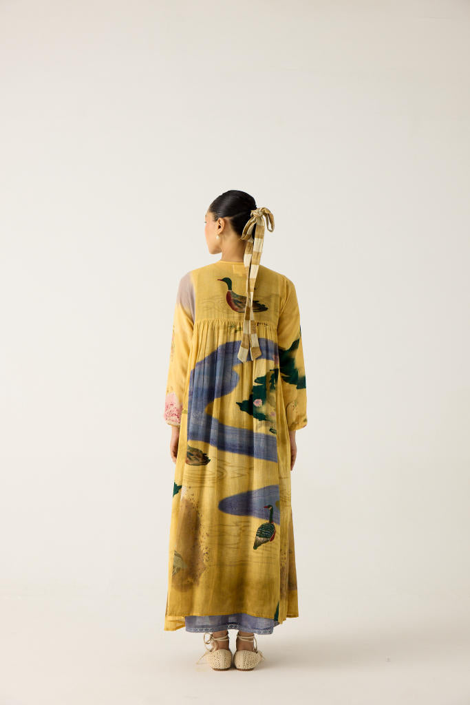 FRIDA SET- WALLFLOWER+INDIGO (FRIDA DRESS+EMILY SKIRT) cotton by CORD in multi for women Worldwide