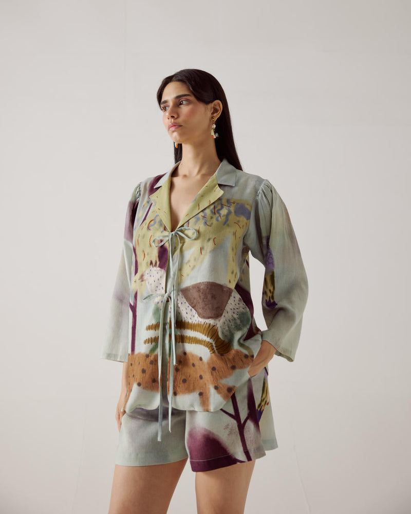 Front Tie Set-Mirage mul by CORD in multi for women Worldwide