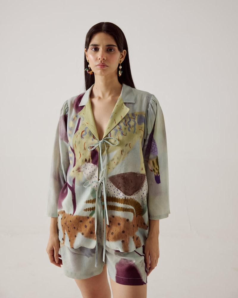 Front Tie Set-Mirage mul by CORD in multi for women Worldwide