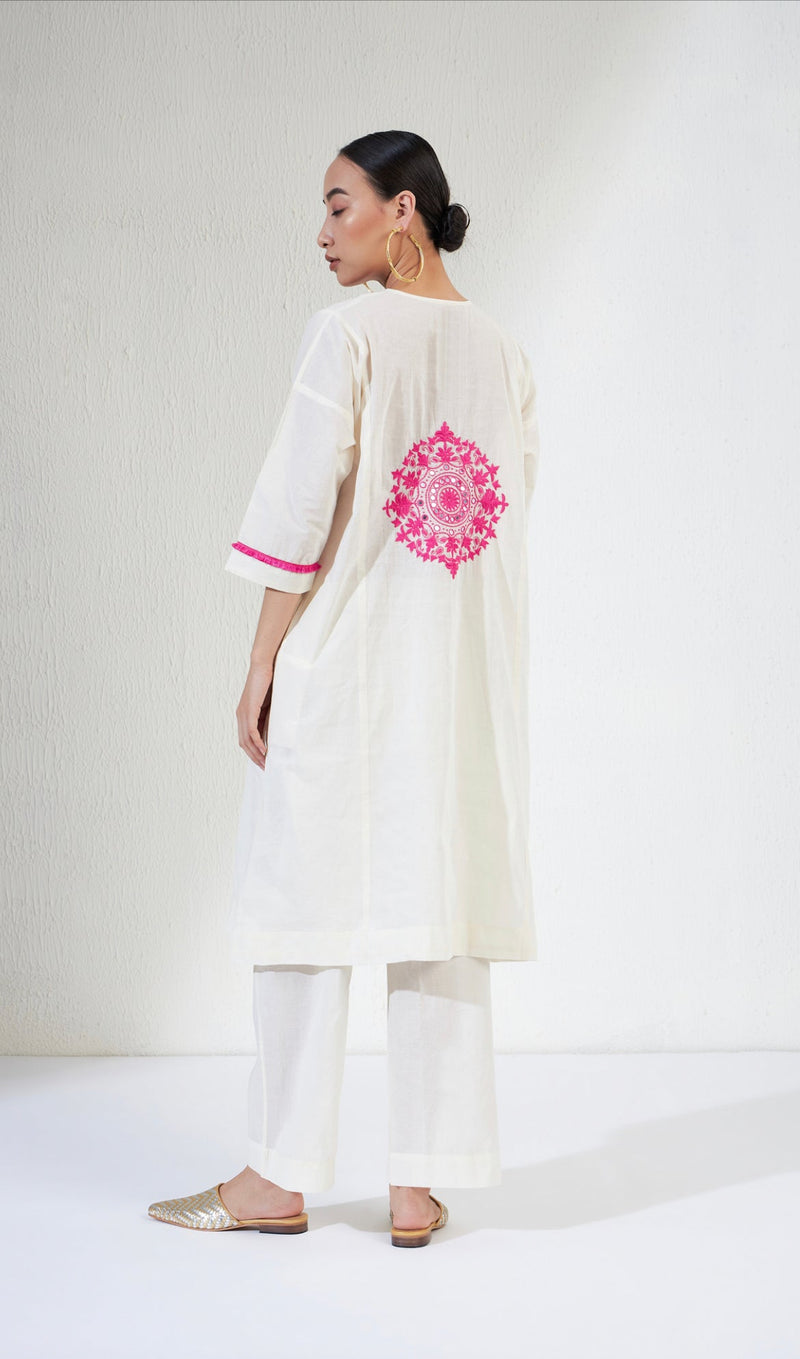 ZEBA SET cotton by Aavidi in white color for women Worldwide