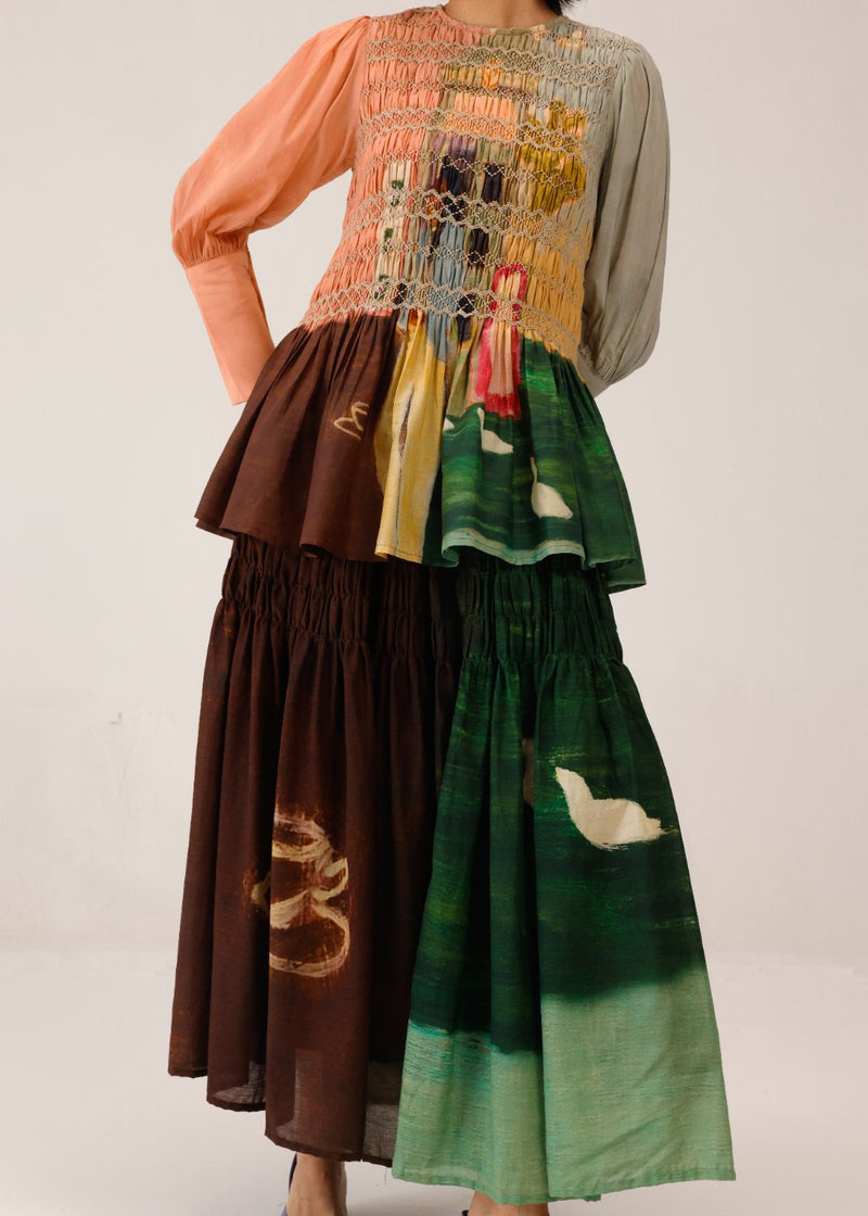 GAIA TOP - MORNING COFFEE cotton by CORD for women Worldwide