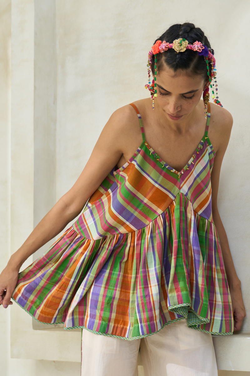 Gigi Set cotton by SWATTI KAPOOR in multi color for women Worldwide