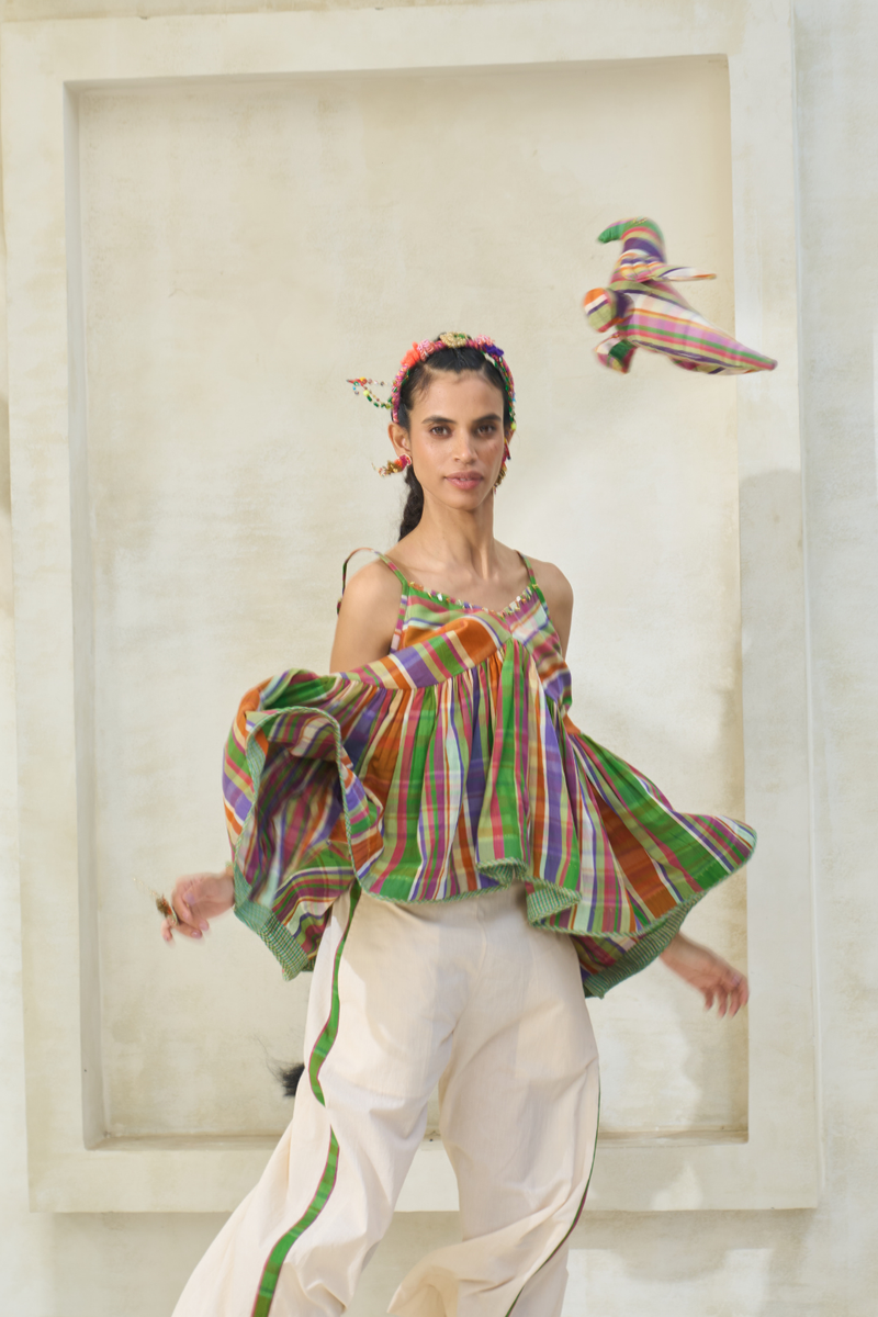 Gigi Set cotton by SWATTI KAPOOR in multi color for women Worldwide