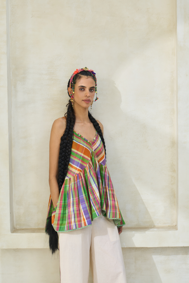 Gigi Set cotton by SWATTI KAPOOR in multi color for women Worldwide