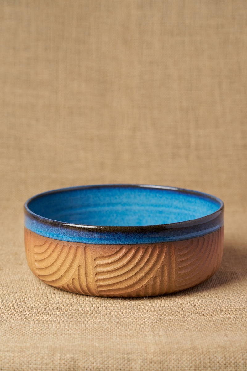 Gata Loop Large Serving Bowl-Two Tone