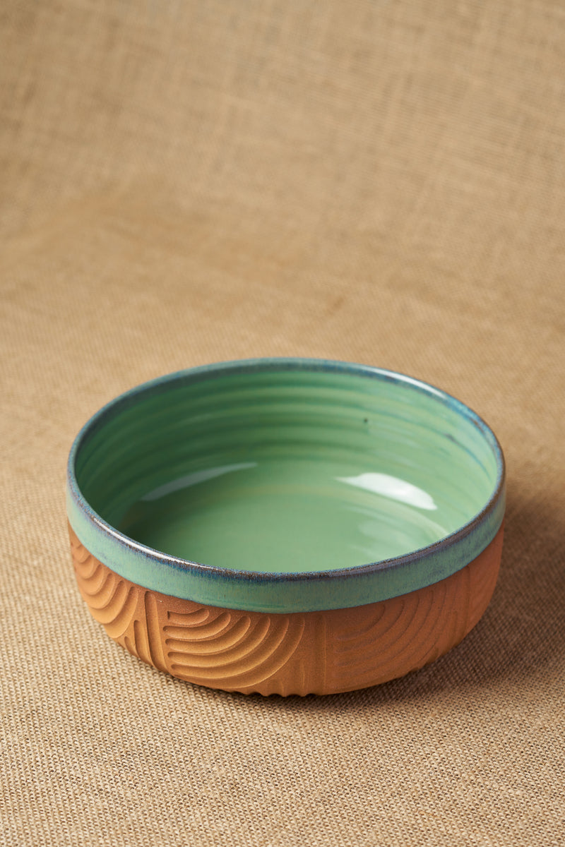 Gata Loop Large Serving Bowl-Two Tone