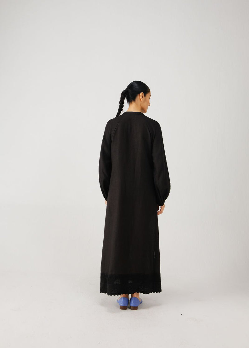 Goa dress-Black pixel emb. by CORD for women Worldwide