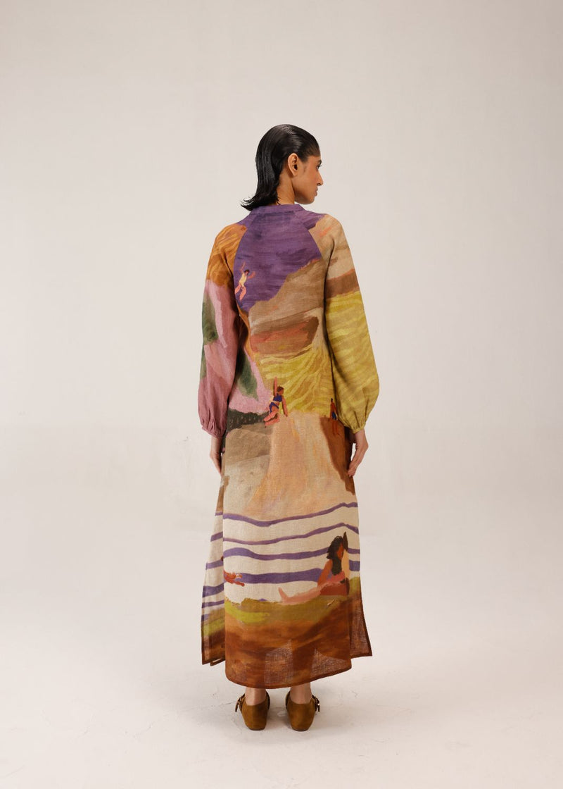 GOA DRESS - SWIMMERS all linen by CORD for women Worldwide