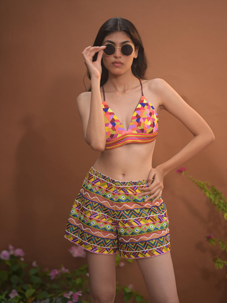 Marrakesh Embriodered Gypsy Shorts