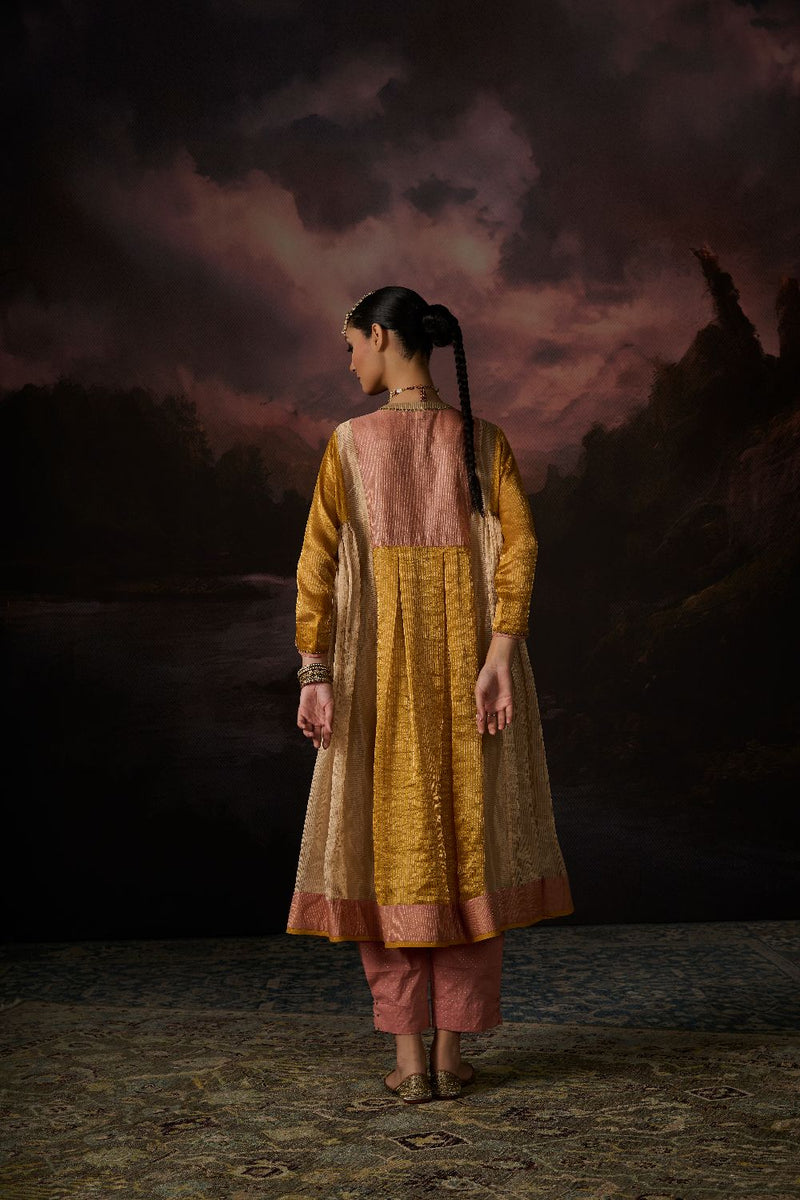 GUL KURTA chanderi by SWATTI KAPOOR in multi color for women Worldwide
